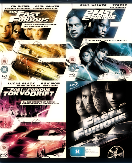 Смотреть Форсаж: Пенталогия HDRip  / The Fast The Furious: Pentalogy (2001-2011) онлайн