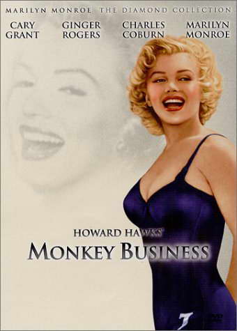 Смотреть Обезьяньи проделки / Мартышкин труд / Monkey Business DVDRip 1952 /  онлайн