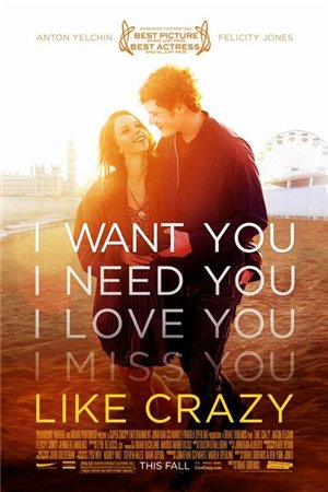 Смотреть Как сумасшедший / Like Crazy HDRip 2011 /  онлайн