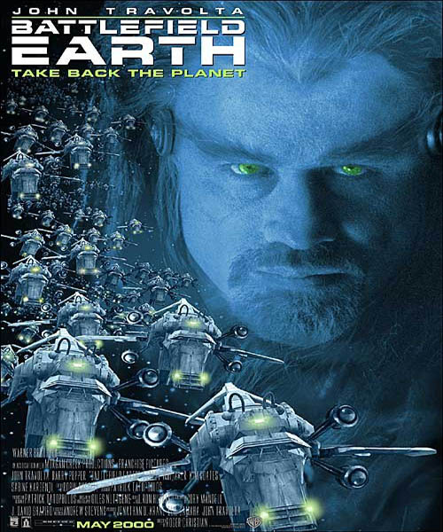 Смотреть Поле битвы: Земля / Battlefield Earth: A Saga of the Year 3000 DVDRip 2000 /  онлайн