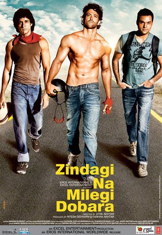 Смотреть Живем один раз / Жизнь не может быть скучной / Zindagi Na Milegi Dobara HDRip 2011 /  онлайн